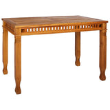 Vidaxl tuintafel 120x65x80 cm massief teakhout