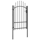 Vidaxl Poort 1x2.2 m Steel Black