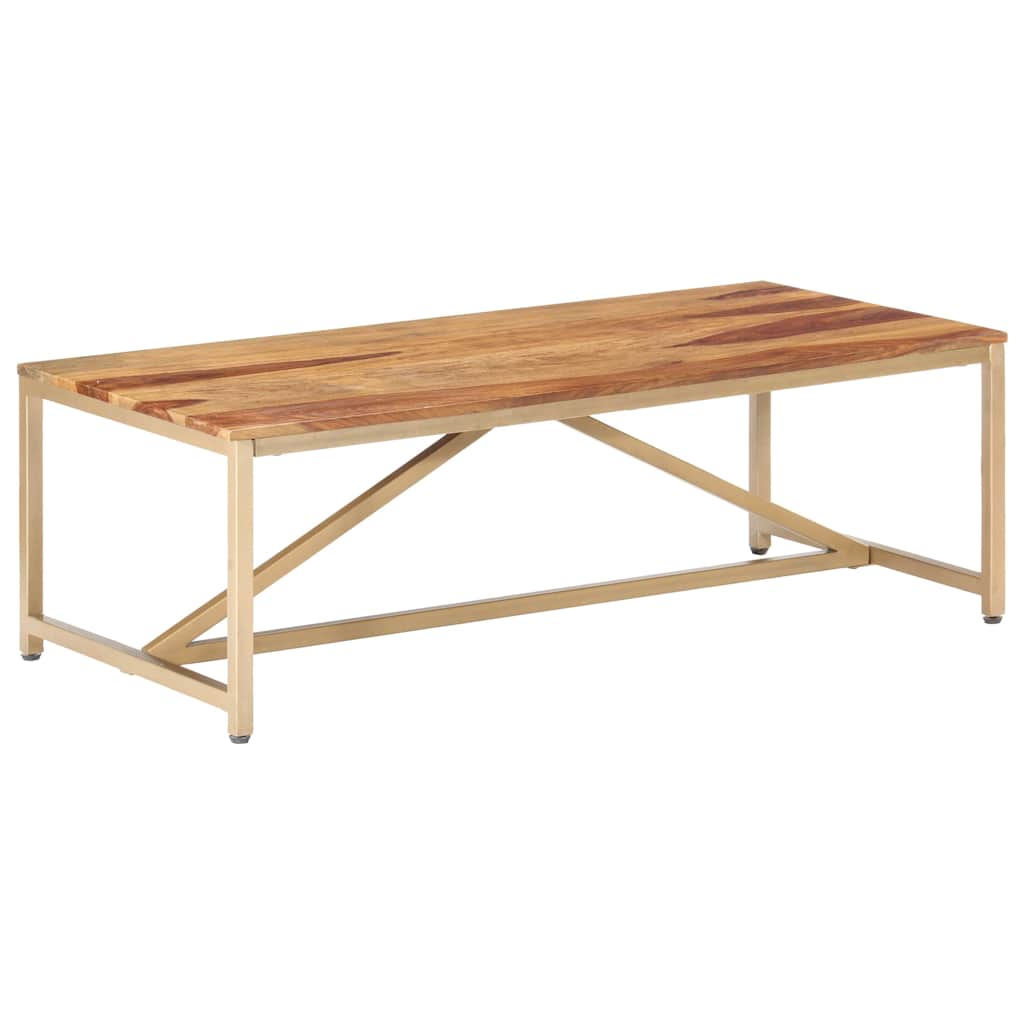Vidaxl salontafel 120x60x40 cm massief hout