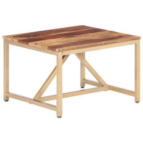 Vidaxl bijzettafel 60x60x40 cm massief hout