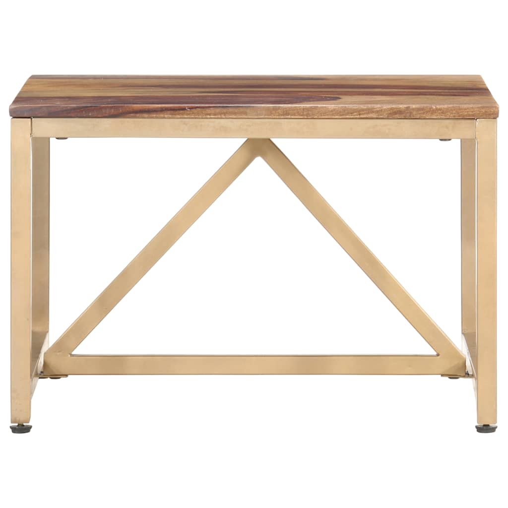 Vidaxl bijzettafel 60x60x40 cm massief hout