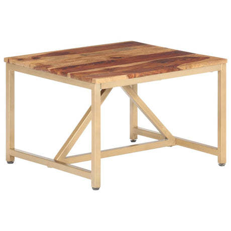 Vidaxl bijzettafel 60x60x40 cm massief hout
