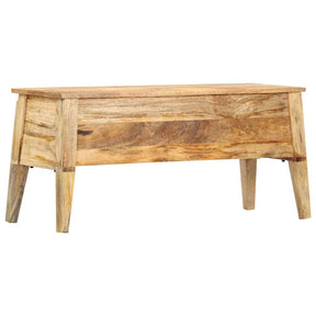 Vidaxl opbergbox 99x35x48 cm massief mangohout