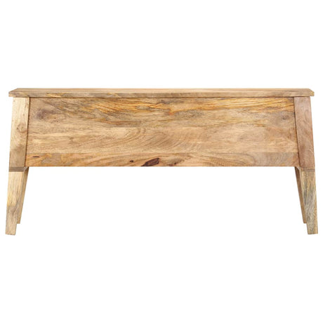 Vidaxl opbergbox 99x35x48 cm massief mangohout