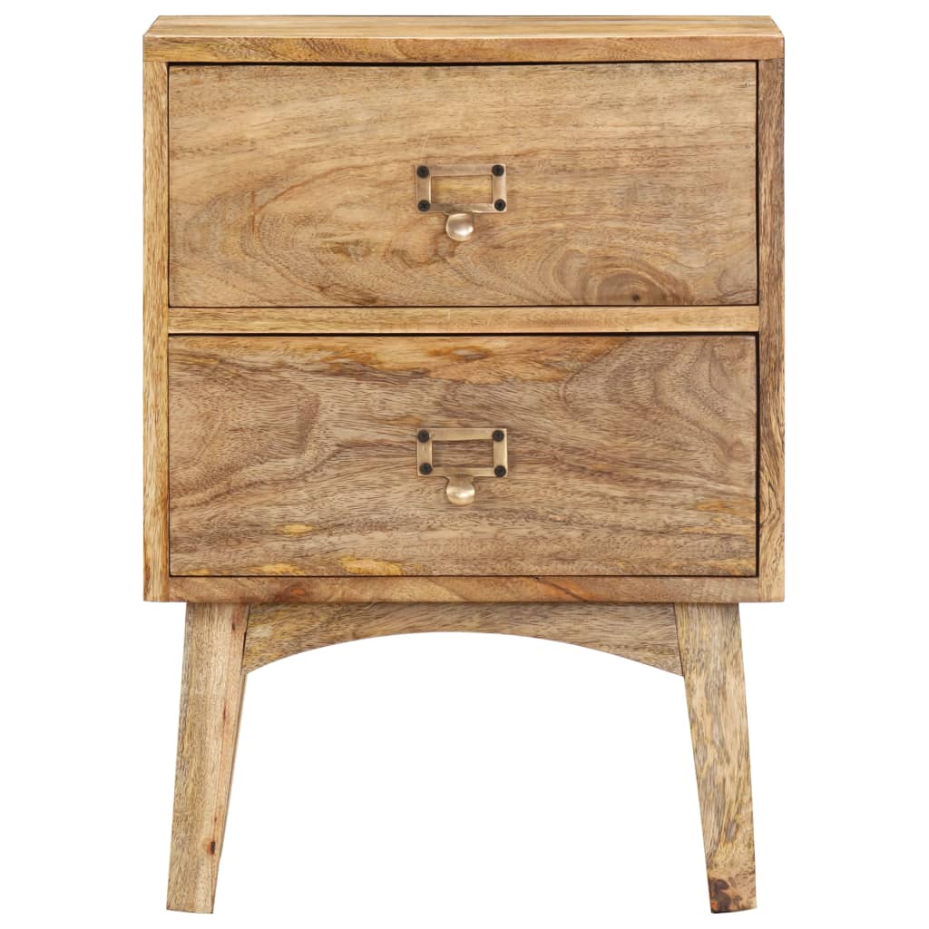 Vidaxl nachtkastje 40x35x55 cm massief mangohout