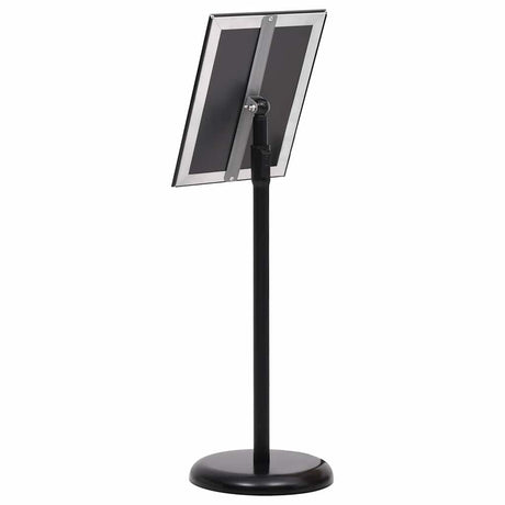 Vidaxl posterstandaard a4 aluminiumlegering zwart