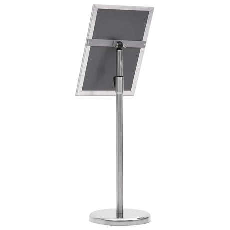 Vidaxl posterstandaard a4 aluminiumlegering zilverkleurig