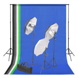 Vidaxl Photo studio set with background and lighting set