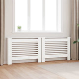 Vidaxl radiatorombouwen 2 st 112x19x81,5 cm mdf wit