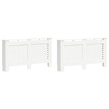 Vidaxl radiatorombouwen 2 st 152x19x81,5 cm mdf wit