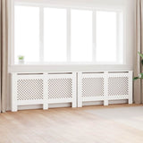 Vidaxl radiatorombouwen 2 st 152x19x81,5 cm mdf wit