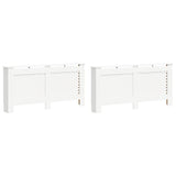 Vidaxl radiatorombouwen 2 st 172x19x81,5 cm mdf wit