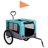 Vidaxl Voice Trailer an Hond Auto 2-an-1 blo a gro