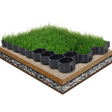 Vidaxl Grass Gratings 16 St 60x40x3 cm plastgrønn