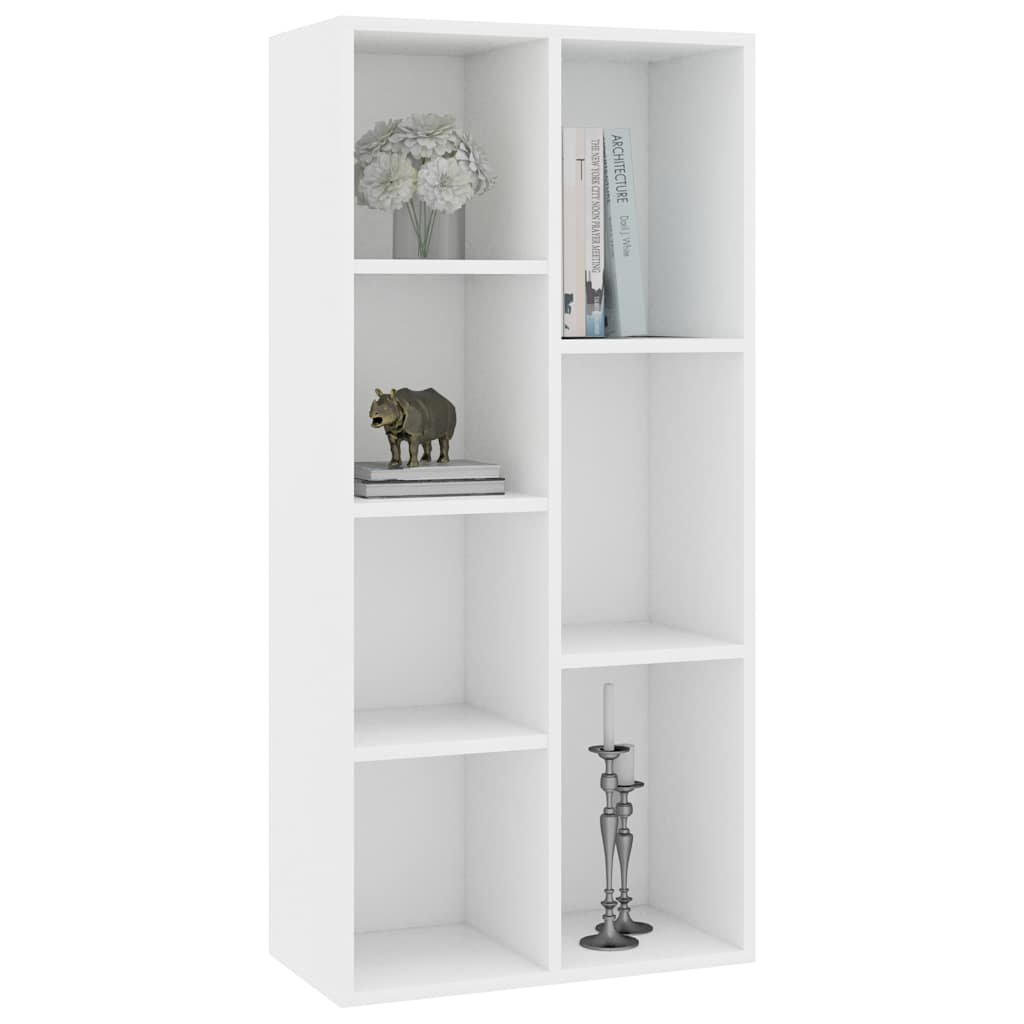 Vidaxl boekenkast 50x25x106 cm bewerkt hout wit