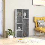 Vidaxl boekenkast 50x25x106 cm bewerkt hout betongrijs