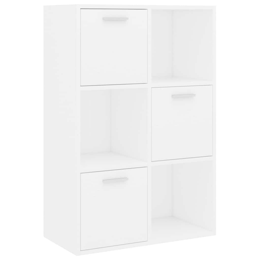 Vidaxl opbergkast 60x29,5x90 cm bewerkt hout wit