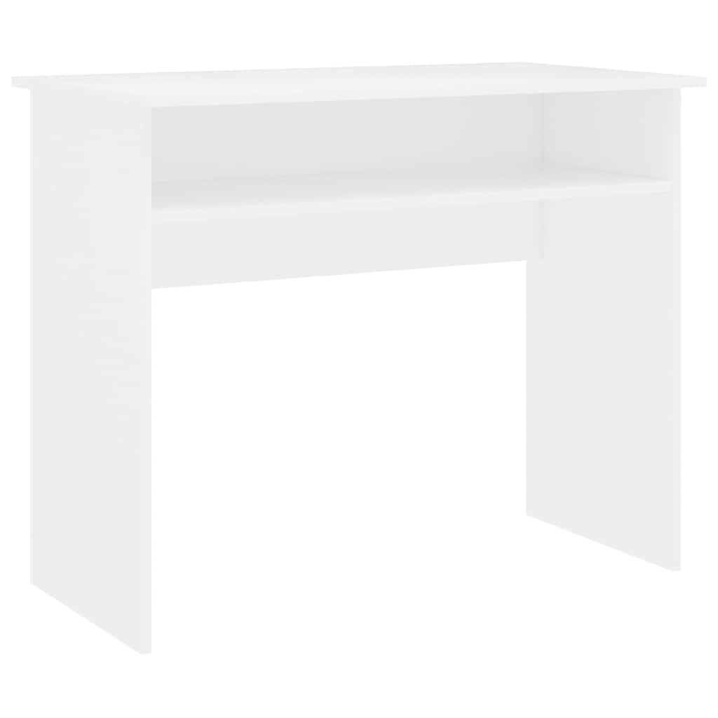 Vidaxl bureau 90x50x74 cm bewerkt hout wit