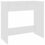 Vidaxl bureau 80x40x75 cm bewerkt hout wit