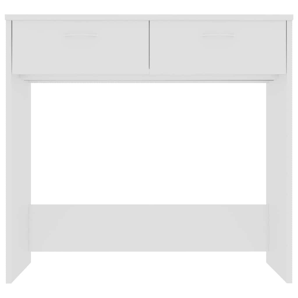 Vidaxl bureau 80x40x75 cm bewerkt hout wit