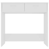 Vidaxl bureau 80x40x75 cm bewerkt hout wit