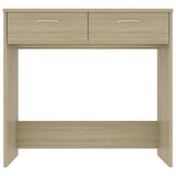 Vidaxl bureau 80x40x75 cm bewerkt hout sonoma eikenkleurig