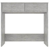 Vidaxl bureau 80x40x75 cm bewerkt hout betongrijs