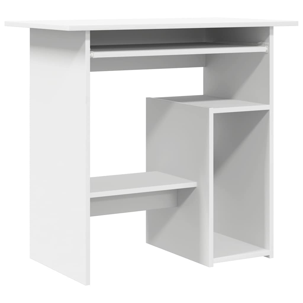 Vidaxl bureau 80x45x74 cm bewerkt hout wit