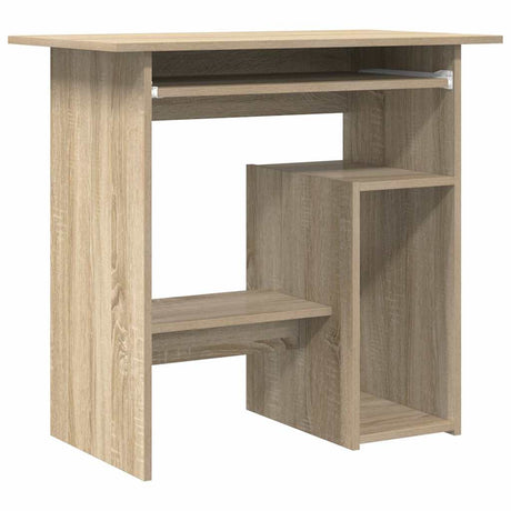 Vidaxl bureau 80x45x74 cm bewerkt hout sonoma eikenkleurig