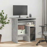 Vidaxl bureau 80x45x74 cm bewerkt hout betongrijs