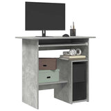 Vidaxl bureau 80x45x74 cm bewerkt hout betongrijs