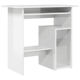 Vidaxl bureau 80x45x74 cm bewerkt hout hoogglans wit