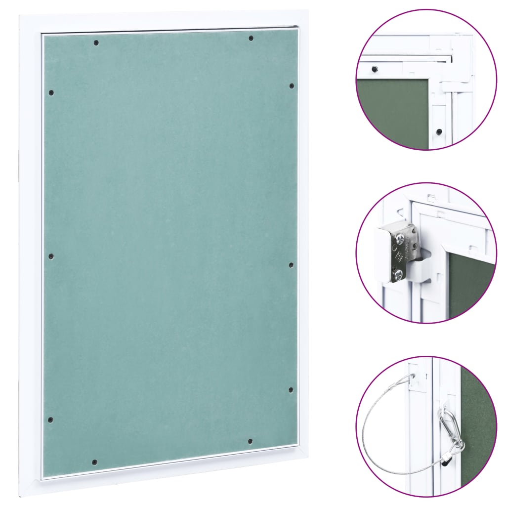 VidaXL access panel with aluminum frame and plasterboard 300x600 mm