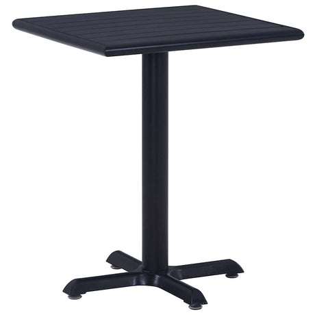 Vidaxl tuintafel 60x60x75 cm zwart