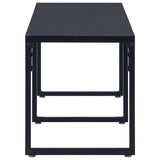 Vidaxl tuinbank 180 cm ps-plaat zwart