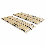 Vidaxl lattenbodems 2 st met 28 latten 7 zones 70x200 cm