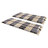 Vidaxl lattenbodems 2 st met 42 latten 7 zones 90x200 cm