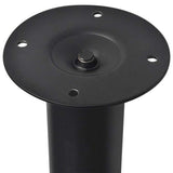 Vidaxl tafelpoten telescopisch 4 st 710-1100 mm zwart