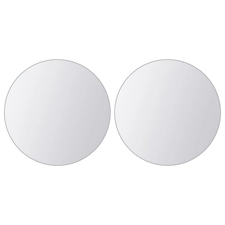 Vidaxl 16 st spiegeltegels rond glas