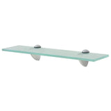 Vidaxl schappen zwevend 2 st 40x10 cm 8 mm glas