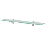 Vidaxl schappen zwevend 2 st 60x10 cm 8 mm glas