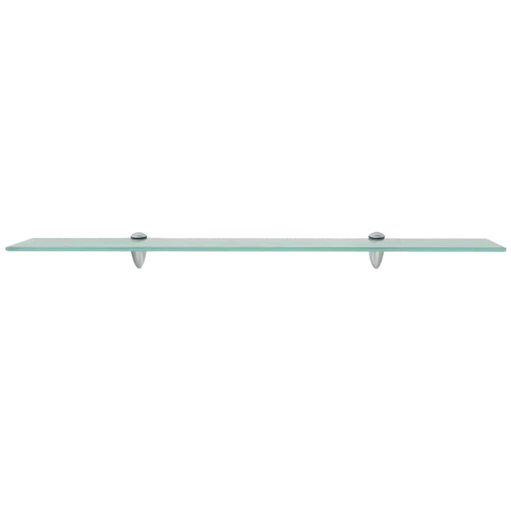 Vidaxl schappen zwevend 2 st 80x10 cm 8 mm glas
