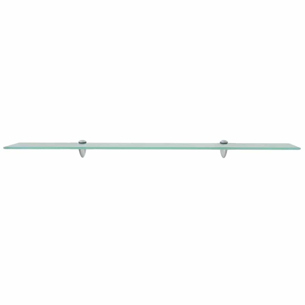 Vidaxl schappen zwevend 2 st 100x10 cm 8 mm glas