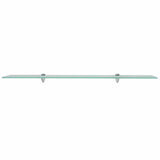 Vidaxl schappen zwevend 2 st 100x10 cm 8 mm glas