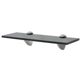 Vidaxl schappen zwevend 2 st 30x10 cm 8 mm glas
