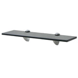 Vidaxl schappen zwevend 2 st 40x10 cm 8 mm glas