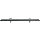 Vidaxl schappen zwevend 2 st 50x10 cm 8 mm glas