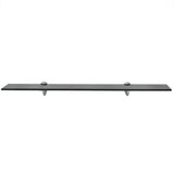 Vidaxl schappen zwevend 2 st 70x10 cm 8 mm glas