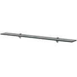 Vidaxl schappen zwevend 2 st 100x10 cm 8 mm glas