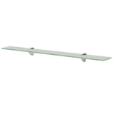 Vidaxl schappen zwevend 2 st 80x10 cm 8 mm glas
